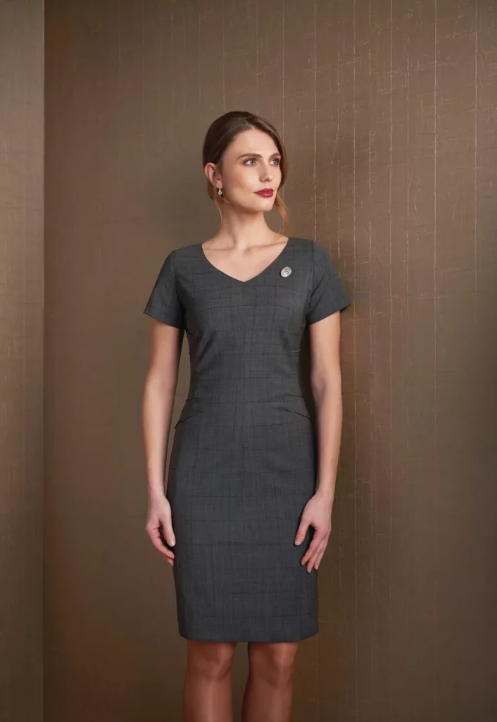 Diamante Dress - Grey
