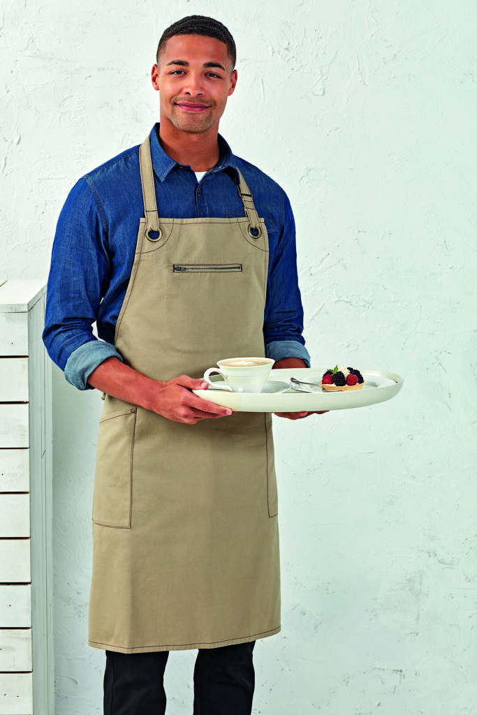Sustainable Bib Khaki Apron